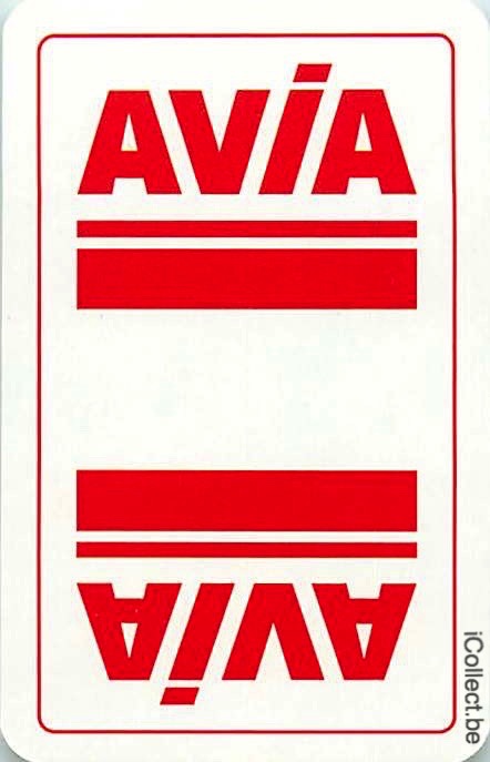 Single Swap Playing Cards Motor Oil Avia (PS06-32B) - Click Image to Close